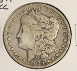 1879-CC Morgan Silver Dollar, Nicely Circulated. (21474)