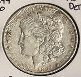 1894-O Morgan Silver Dollar, AU Details. (21532)
