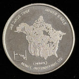 1982 Monex Vintage 1oz .999 Silver Art Round (21614)