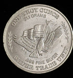 1981 Vintage 1oz .999 Silver Art Round (21620)