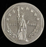 1986 Vintage 1oz .999 Silver Art Round  (21624)