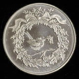Undated Vintage 1oz .999 Silver Art Round  (21628)