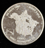 1982 Monex Vintage 1oz .999 Silver Art Round  (21634)