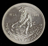 1985 Engelhard Prospector Vintage 1oz .999 Silver Round (21640)