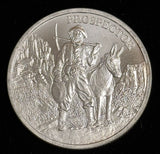 Undated  Vintage 1oz .999 Silver Round (21644)