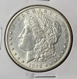 1898-S Morgan Silver Dollar, Uncirculated Details. (21686)