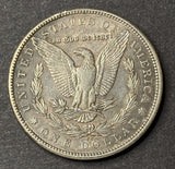 1890-CC Morgan Silver Dollar, AU Details. (21692)