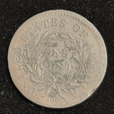 1795 Liberty Cap Large Cent, Plain Edge, F/VF Details. (21716)
