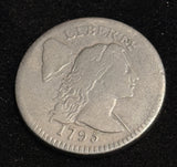 1795 Liberty Cap Large Cent, Plain Edge, F/VF Details. (21716)
