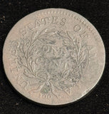 1795 Liberty Cap Large Cent, Plain Edge, F/VF Details. (21716)
