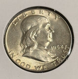 1952 Franklin Half Dollar, Nice Unc, (21752)