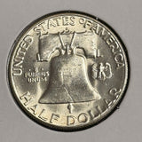 1953-S Franklin Half Dollar, Nice Unc, (21758)