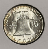1954 Franklin Half Dollar, Choice Uncirculated, (21760)