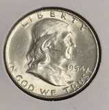 1954-D Franklin Half Dollar, Choice Uncirculated, (21762)