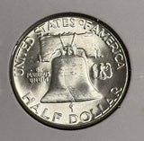 1955 Franklin Half Dollar, Choice Uncirculated, (21766)