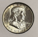 1956 Franklin Half Dollar, Choice Uncirculated. (21768)