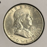 1960-D Franklin Half Dollar, Choice Uncirculated. (21786)