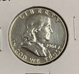 1961 Franklin Half Dollar, Choice Proof. (21788)