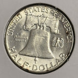 1961-D Franklin Half Dollar, Choice Uncirculated. (21792)