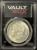 1884-S Morgan Silver Dollar, AU55 PCGS VaultBox  (21864)