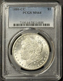 1880-CC Morgan Silver Dollar, MS64 PCGS  (21872)