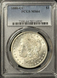 1880-CC Morgan Silver Dollar, MS64 PCGS  (21874)