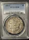 1895-S Morgan Silver Dollar, XF40 PCGS,  (21896)