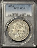 1895-S Morgan Silver Dollar, VF25 PCGS,  (21898)