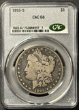 1895-S Morgan Silver Dollar, GD-06 CACG,  (21900)