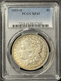 1893-O Morgan Silver Dollar, XF45 PCGS, (21906)