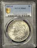 1892-O  Morgan Silver Dollar, MS63 PCGS GS  (21918)