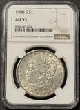 1900-S Morgan Silver Dollar, AU53 NGC,  (21934)