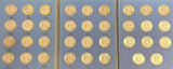 1948-1963 Complete Franklin Half Dollar Set, Nicely Circulated, 35 Coins (21958)