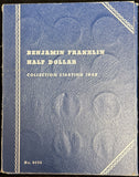 1948-1963 Complete Franklin Half Dollar Set, Nicely Circulated, 35 Coins (21958)