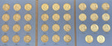 1948-1963 Complete Franklin Half Dollar Set, Nicely Circulated, 35 Coins (21963)