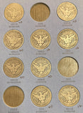 Lot of 9 Different Barber Half Dollars, G-VG at GS Bid (21998)