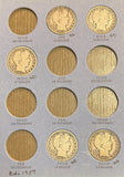Lot of 5 Different Barber Half Dollars, G-VG at GS Bid (22001)