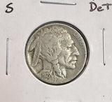 1927-S  Buffalo Nickel, VF Details,  (22057)