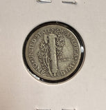 1924-D Mercury Head Dime, Nice VF. (22060)