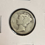 1921 Mercury Head Dime, Nice Good. (22062)