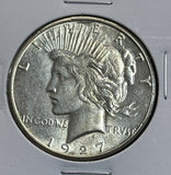 1927-S Peace Silver Dollar, Choice Uncirculated. (22088)