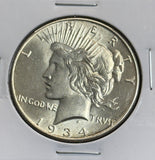 1934 Peace Silver Dollar, Choice Uncirculated. (22094)