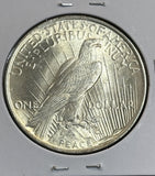 1923 Peace Silver Dollar, Choice Uncirculated. (22102)