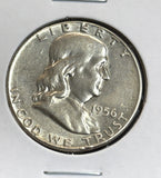1956 Franklin Half Dollar, Lighty Circulated. (22114)