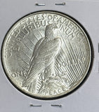 1922-D Peace Silver Dollar, Choice AU. (22118)