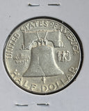 1955 Franklin Half Dollar, Nicely Circulated, (22120)