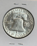 1953-D Franklin Half Dollar, Nice Unc, (22126)