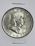 1949-D Franklin Half Dollar, Uncirculated, (22130)
