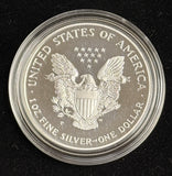 2000-P Proof American Silver Eagle, With Box and Paperwork, OGP. (22133)