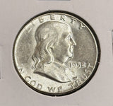 1952 Franklin Half Dollar, Nice Unc, (22147)